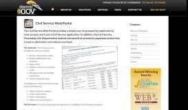 
							         Civil Service Web Portal | Discover eGov								  
							    