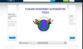 
							         CIVILIAN PERSONNEL AUTOMATION TOOLS. CPAC WEBSITE Army ...								  
							    