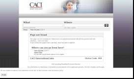 
							         CJTF-HOA Portal and Web Administrator in ... - CACI International Jobs								  
							    