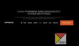 
							         CKAN: powerful data management system on Python — Quintagroup								  
							    