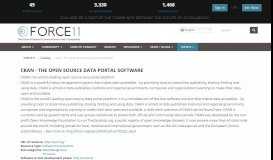 
							         ckan - The open source data portal software | FORCE11								  
							    
