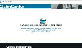 
							         ClaimCenter | Guidewire								  
							    