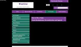 
							         Claims | Aetna Better Health of Ohio								  
							    