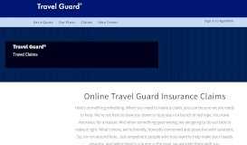
							         Claims - AIG Travel Guard - Travel Insurance								  
							    