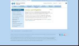 
							         Claims and Eligibility - Blue Cross Blue Shield								  
							    