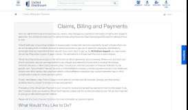 
							         Claims, Billing and Payments | UHCprovider.com								  
							    