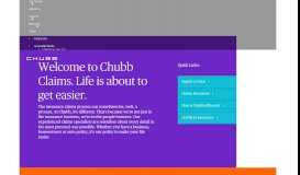 
							         Claims - Chubb								  
							    