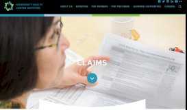 
							         Claims - Community Health Center Network								  
							    