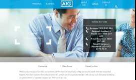 
							         Claims - Insurance from AIG in Australia								  
							    