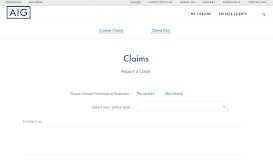 
							         Claims - Insurance from AIG UK								  
							    