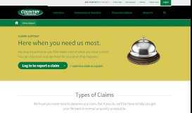 
							         Claims Support - COUNTRY Financial								  
							    