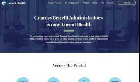 
							         Claims/Benefits Administration - Cypress Benefit Administrators								  
							    