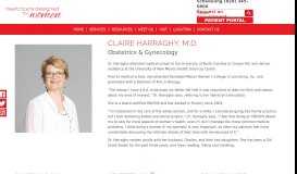 
							         Claire Harraghy, M.D. – Obstetrics & Gynecology - A Woman's View ...								  
							    