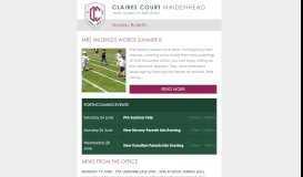 
							         Claires Court Bulletin - e4education								  
							    
