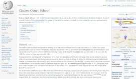 
							         Claires Court School - Wikipedia								  
							    