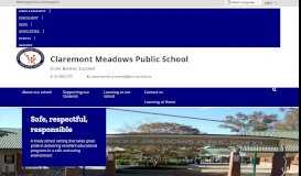 
							         Claremont Meadows Public School: Home								  
							    