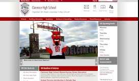 
							         Clarence High School / Homepage								  
							    