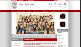 
							         Clarence Middle School / Homepage								  
							    