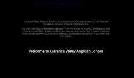 
							         Clarence Valley Anglican School: Welcome								  
							    