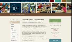 
							         Clarendon Hills Middle School - Community Consolidated School ...								  
							    