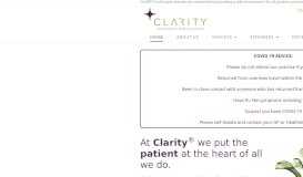 
							         Clarity Imaging | Crystal Clear Medical Imaging and Diagnosis - Clarity								  
							    