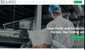 
							         Clarity Imaging Solutions: Managed Print Service for Wide Format ...								  
							    