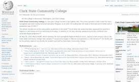 
							         Clark State Community College - Wikipedia								  
							    