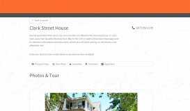 
							         Clark Street House - Royse & Brinkmeyer Apartments								  
							    