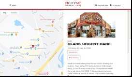 
							         Clark Urgent Care Walk-in Clinic in NJ | CityMD								  
							    