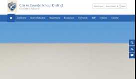 
							         Clarke Co School District / Homepage								  
							    