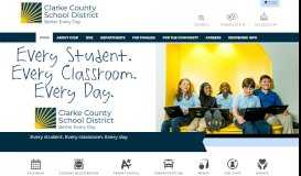 
							         Clarke County School District / Homepage								  
							    