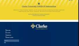
							         Clarke University - Clarke University								  
							    