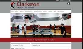 
							         Clarkston High School: Home								  
							    