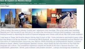 
							         Clase de español con Maestra George - Google Sites								  
							    