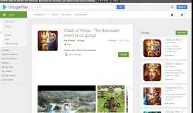 
							         Clash of Kings : New Crescent Civilization - Apps on Google ...								  
							    
