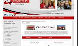 
							         Class of 2021 - Penfield Central School District								  
							    