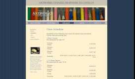 
							         Class Schedule - ArtWorks Fine Art Studio								  
							    