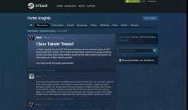 
							         Class Talent Trees? :: Portal Knights Allgemeine Diskussionen								  
							    