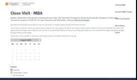
							         Class Visit - MBA - University of Virginia Darden School of Business								  
							    