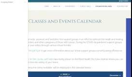 
							         Classes and Events Calendar – Marin Cancer Care								  
							    
