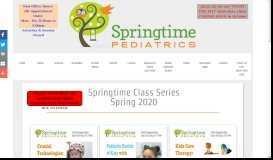 
							         Classes - Springtime Pediatrics								  
							    