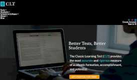 
							         Classic Learning Test (CLT) - The New Standard for College ...								  
							    