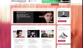 
							         Classicpoint.net - Klassikportal mit klassischen Konzerten ...								  
							    