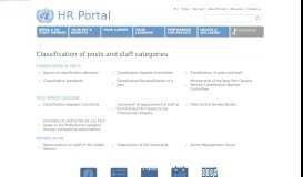 
							         Classification of posts and staff categories | HR Portal								  
							    