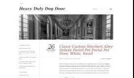 
							         Classy Custom Sherbert Alley Deluxe Pastel Pet Portal Pet Door ...								  
							    
