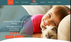 
							         Claws & Paws Veterinary Hospital® – A Full Service Veterinary ...								  
							    