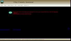 
							         Clay County Assessor GIS - Internet								  
							    