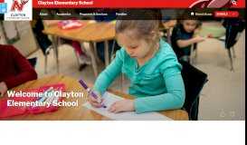 
							         Clayton Elementary Home - Neenah Joint School District								  
							    
