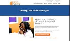 
							         Clayton - Growing Child Pediatrics								  
							    