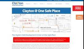 
							         Clayton @ One Safe Place » Clayton Youth Enrichment								  
							    